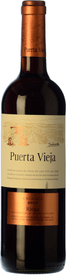5,95 € Spedizione Gratuita | Vino Rosso Bodegas Riojanas Puerta Vieja Selezione Crianza — Invecchiato in Botte D.O.Ca. Rioja La Rioja Spagna Tempranillo Bottiglia 75 cl