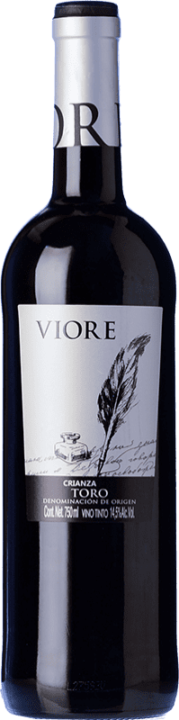 7,95 € Бесплатная доставка | Красное вино Bodegas Riojanas Viore старения D.O. Toro Кастилия-Леон Испания Tinta de Toro бутылка 75 cl