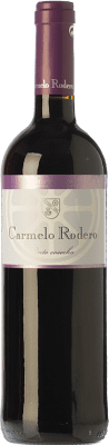 9,95 € Spedizione Gratuita | Vino rosso Carmelo Rodero Cosecha Giovane D.O. Ribera del Duero Castilla y León Spagna Tempranillo Bottiglia 75 cl