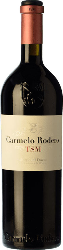 81,95 € Kostenloser Versand | Rotwein Carmelo Rodero TSM D.O. Ribera del Duero Kastilien und León Spanien Tempranillo, Merlot, Cabernet Sauvignon 75 cl