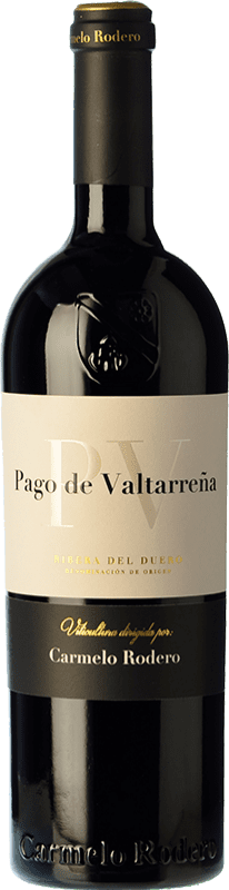 71,95 € 免费送货 | 红酒 Carmelo Rodero Valtarreña 预订 D.O. Ribera del Duero 卡斯蒂利亚莱昂 西班牙 Tempranillo, Cabernet Sauvignon 瓶子 75 cl