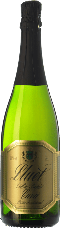 14,95 € Envío gratis | Espumoso Blanco Bolet Lluet Brut Nature Reserva D.O. Cava Cataluña España Macabeo, Xarel·lo, Parellada Eco — Ecológico Botella 75 cl