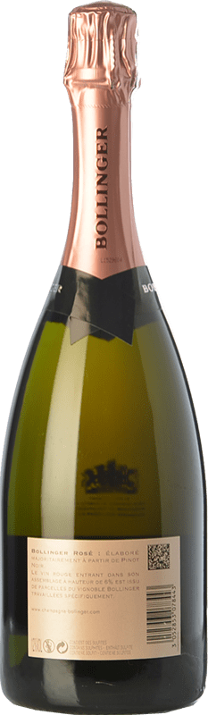 69,95 € Free Shipping | Rosé sparkling Bollinger Rosé Brut Reserva A.O.C. Champagne Champagne France Pinot Black, Chardonnay, Pinot Meunier Bottle 75 cl
