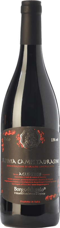 13,95 € 免费送货 | 红酒 Borgodangelo I.G.T. Irpinia Campi Taurasini 坎帕尼亚 意大利 Aglianico 瓶子 75 cl