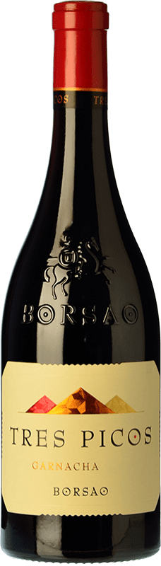 15,95 € Kostenloser Versand | Rotwein Borsao Tres Picos Jung D.O. Campo de Borja Aragón Spanien Grenache Flasche 75 cl