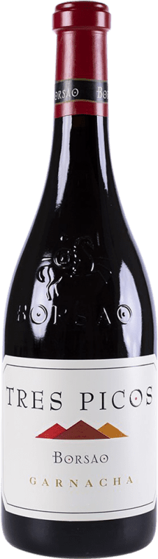 19,95 € 免费送货 | 红酒 Borsao Tres Picos 年轻的 D.O. Campo de Borja 阿拉贡 西班牙 Grenache 瓶子 75 cl