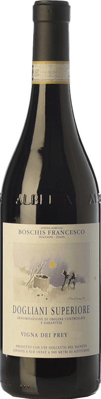 16,95 € Free Shipping | Red Wine Boschis Vigna dei Prey Superior D.O.C.G. Dolcetto di Dogliani Superiore Piemonte Italy Dolcetto Bottle 75 cl