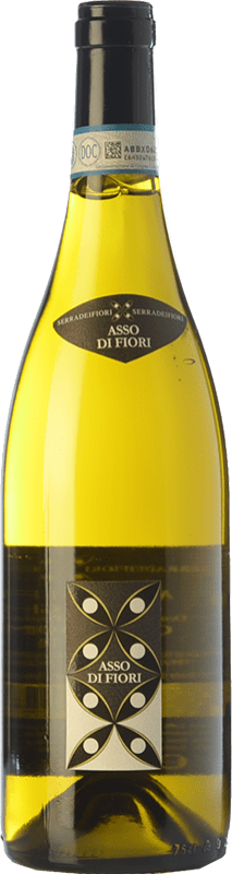 33,95 € Бесплатная доставка | Белое вино Braida Asso di Fiori D.O.C. Langhe Пьемонте Италия Chardonnay бутылка 75 cl