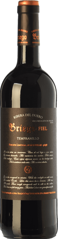 21,95 € Envio grátis | Vinho Tinto Briego Fiel Reserva D.O. Ribera del Duero Castela e Leão Espanha Tempranillo 75 cl