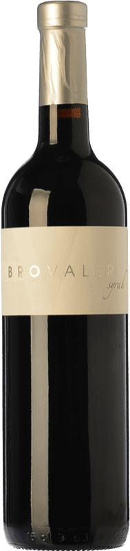 8,95 € Free Shipping | Red Wine Bro Valero Crianza — Aged D.O. La Mancha Castilla la Mancha Spain Syrah — Shiraz Eco — Organic Bottle 75 cl