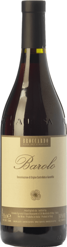 31,95 € 免费送货 | 红酒 Broccardo D.O.C.G. Barolo 皮埃蒙特 意大利 Nebbiolo 瓶子 75 cl