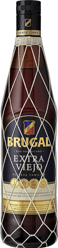 24,95 € Kostenloser Versand | Rum Brugal Extra Viejo Dominikanische Republik Flasche 70 cl