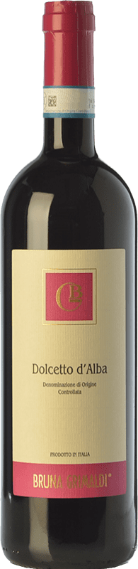 11,95 € Бесплатная доставка | Красное вино Bruna Grimaldi D.O.C.G. Dolcetto d'Alba Пьемонте Италия Dolcetto бутылка 75 cl
