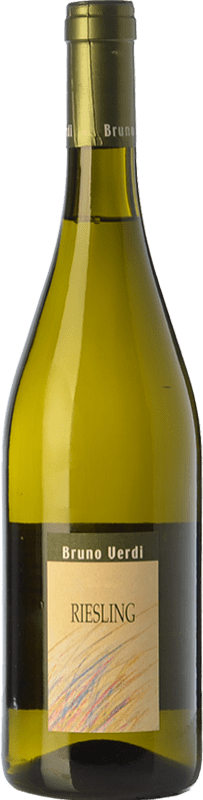 10,95 € Free Shipping | White sparkling Bruno Verdi Frizzante D.O.C. Oltrepò Pavese Lombardia Italy Riesling Italico Bottle 75 cl
