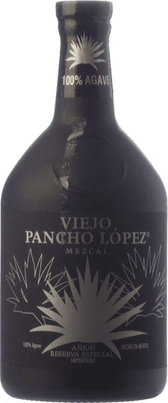 29,95 € Spedizione Gratuita | Mezcal Pancho López Viejo Añejo Messico Bottiglia 70 cl