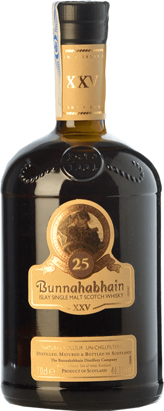 447,95 € Spedizione Gratuita | Whisky Single Malt Bunnahabhain Islay Regno Unito 25 Anni 70 cl