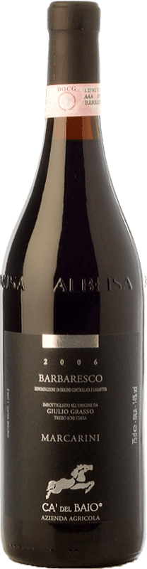 34,95 € 免费送货 | 红酒 Cà del Baio Barbaresco Marcarini 预订 D.O.C. Piedmont 皮埃蒙特 意大利 Nebbiolo 瓶子 75 cl