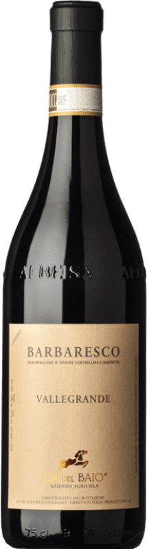 37,95 € Kostenloser Versand | Rotwein Cà del Baio Barbaresco Valgrande Reserve D.O.C. Piedmont Piemont Italien Nebbiolo Flasche 75 cl