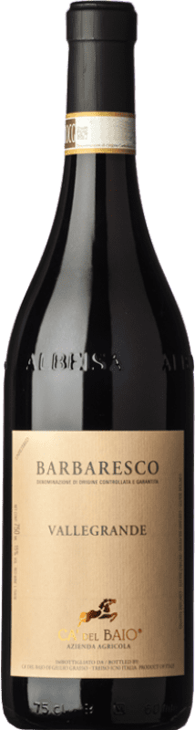 37,95 € Kostenloser Versand | Rotwein Cà del Baio Barbaresco Valgrande Reserve — Gereift D.O.C. Piedmont Piemont Italien Nebbiolo 75 cl