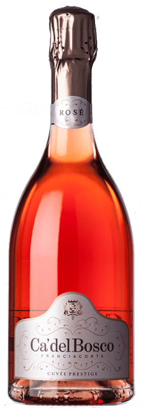 72,95 € Free Shipping | Rosé Sparkling Wine Ca' del Bosco Cuvée, Rosé, Prestige D.O.C.G. Franciacorta Lombardia Italy Pinot Noir, Chardonnay Bottle 75 cl
