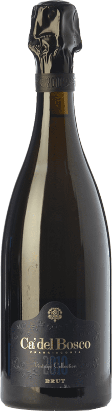 59,95 € Envío gratis | Espumoso blanco Ca' del Bosco Vintage Collection Brut D.O.C.G. Franciacorta Lombardia Italia Pinot Negro, Chardonnay, Pinot Blanco Botella 75 cl