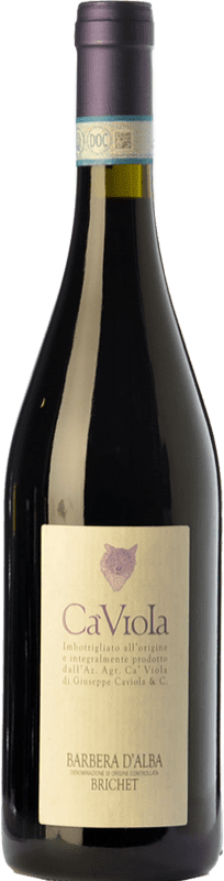 17,95 € Бесплатная доставка | Красное вино Ca' Viola Brichet D.O.C. Barbera d'Alba Пьемонте Италия Barbera бутылка 75 cl