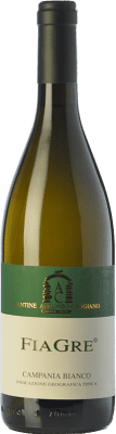 11,95 € Envío gratis | Vino blanco Caggiano Fiagre I.G.T. Campania Campania Italia Fiano, Greco Botella 75 cl