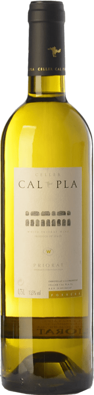 14,95 € Envío gratis | Vino blanco Cal Pla Blanc D.O.Ca. Priorat Cataluña España Garnacha Blanca, Moscatel de Alejandría, Macabeo Botella 75 cl