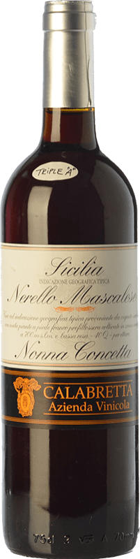 49,95 € Envío gratis | Vino tinto Calabretta Nonna Concetta I.G.T. Terre Siciliane Sicilia Italia Nerello Mascalese Botella 75 cl