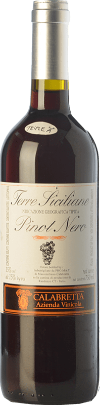 25,95 € 免费送货 | 红葡萄酒 Calabretta I.G.T. Terre Siciliane 西西里岛 意大利 Pinot Noir — 黑皮诺 75 cl