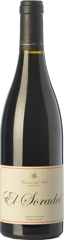 25,95 € Spedizione Gratuita | Vino rosso Camino del Norte Soradal Crianza Spagna Merlot, Mencía, Grenache Tintorera Bottiglia 75 cl