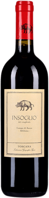 36,95 € Spedizione Gratuita | Vino rosso Campo di Sasso Tenuta di Biserno Insoglio del Cinghiale I.G.T. Toscana Toscana Italia Merlot, Syrah, Cabernet Franc, Petit Verdot Bottiglia 75 cl