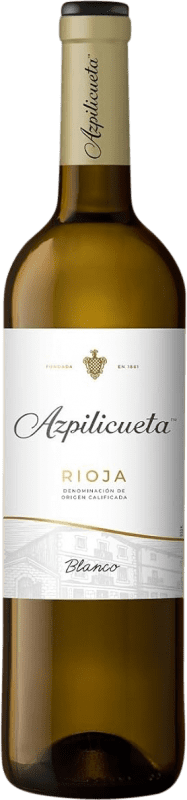 9,95 € Бесплатная доставка | Белое вино Campo Viejo Azpilicueta старения D.O.Ca. Rioja Ла-Риоха Испания Viura бутылка 75 cl