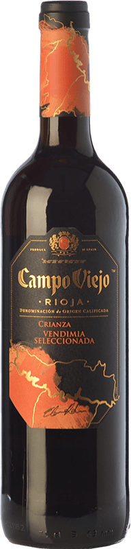 9,95 € Envío gratis | Vino Tinto Campo Viejo VS Vendimia Seleccionada Crianza D.O.Ca. Rioja La Rioja España Tempranillo 75 cl
