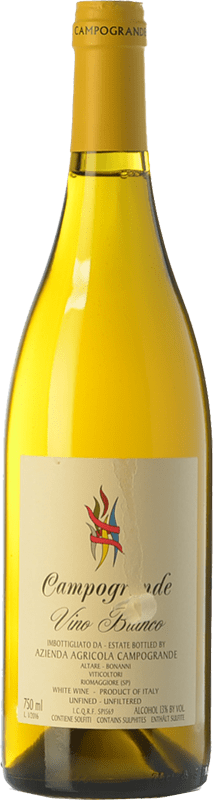 19,95 € Spedizione Gratuita | Vino bianco Campogrande Bianco Italia Albarola, Bosco Bottiglia 75 cl