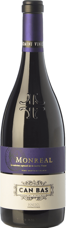 49,95 € Free Shipping | Red Wine Can Bas Monreal Crianza — Aged D.O. Penedès Catalonia Spain Cabernet Sauvignon Bottle 75 cl