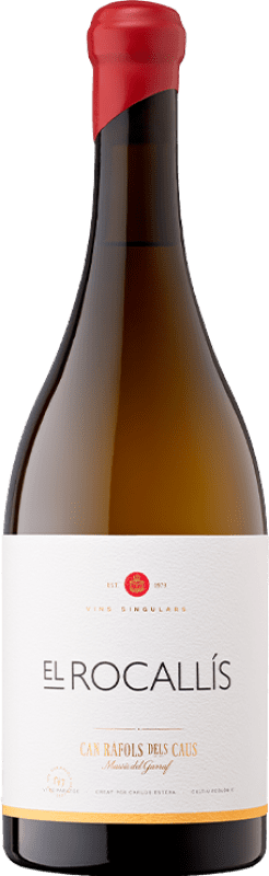 59,95 € Free Shipping | White Wine Can Ràfols El Rocallís Crianza — Aged D.O. Penedès Catalonia Spain Incroccio Manzoni Bottle 75 cl