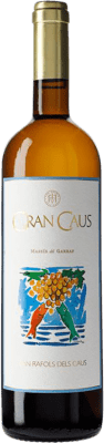 24,95 € 送料無料 | 白ワイン Can Ràfols Gran Caus D.O. Penedès カタロニア スペイン Xarel·lo — チャレッロ, Chardonnay — シャルドネ, Chenin — シュナン 75 cl