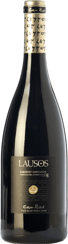 23,95 € Free Shipping | Red wine Can Rich Lausos Aged I.G.P. Vi de la Terra de Ibiza Balearic Islands Spain Cabernet Sauvignon Bottle 75 cl