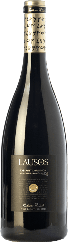 24,95 € Free Shipping | Red Wine Can Rich Lausos Crianza — Aged I.G.P. Vi de la Terra de Ibiza Balearic Islands Spain Cabernet Sauvignon Eco — Organic Bottle 75 cl
