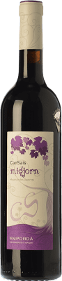 8,95 € Free Shipping | Red wine Can Sais Migjorn Young D.O. Empordà Catalonia Spain Tempranillo, Merlot, Syrah, Grenache, Carignan, Cabernet Franc Bottle 75 cl