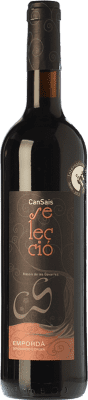 17,95 € Free Shipping | Red wine Can Sais Selecció Aged D.O. Empordà Catalonia Spain Tempranillo, Merlot, Grenache Bottle 75 cl