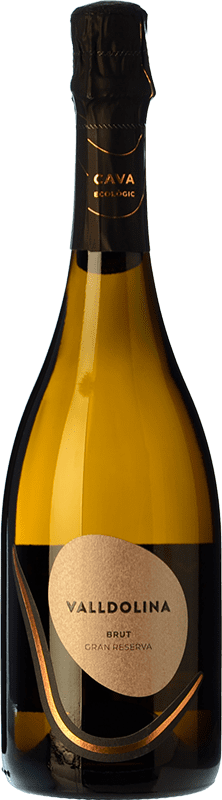 17,95 € Free Shipping | White Sparkling Wine Can Tutusaus Vall Dolina Brut Grand Reserve — Long Barrel-Aged D.O. Cava Catalonia Spain Macabeo, Xarel·lo, Chardonnay, Parellada Eco — Organic Bottle 75 cl