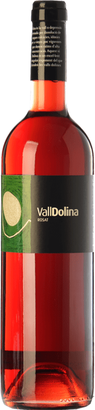 10,95 € Free Shipping | Rosé Wine Can Tutusaus Vall Dolina D.O. Penedès Catalonia Spain Merlot Eco — Organic Bottle 75 cl