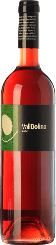 9,95 € Envio grátis | Vinho rosé Can Tutusaus Vall Dolina Rosat D.O. Penedès Catalunha Espanha Merlot Garrafa 75 cl