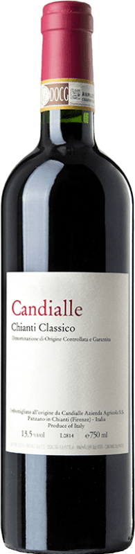 29,95 € 送料無料 | 赤ワイン Candialle クラシック D.O.C.G. Chianti トスカーナ イタリア Sangiovese — サンジョヴェーゼ 75 cl