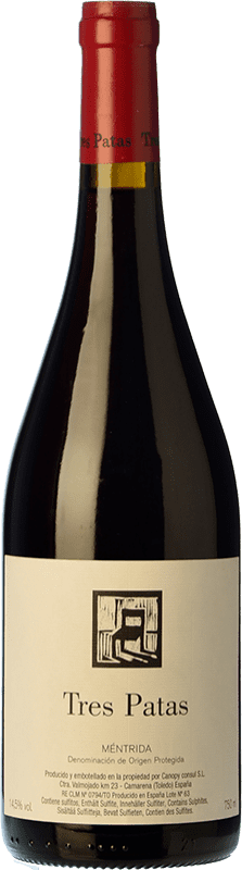 14,95 € Free Shipping | Red wine Canopy Tres Patas Young D.O. Méntrida Castilla la Mancha Spain Syrah, Grenache Bottle 75 cl