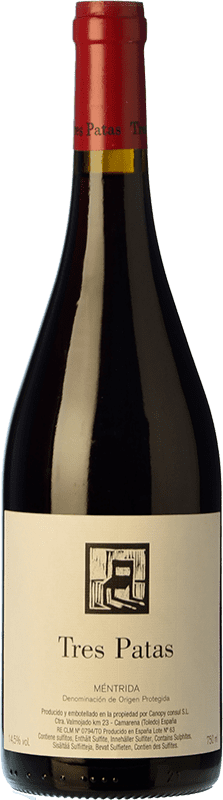 19,95 € 免费送货 | 红酒 Canopy Tres Patas 年轻的 D.O. Méntrida 卡斯蒂利亚 - 拉曼恰 西班牙 Syrah, Grenache 瓶子 75 cl