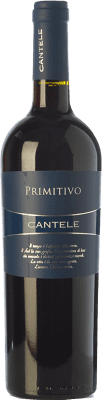 10,95 € Бесплатная доставка | Красное вино Cantele I.G.T. Salento Кампанья Италия Primitivo бутылка 75 cl