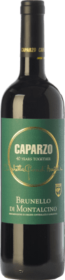 63,95 € Spedizione Gratuita | Vino rosso Caparzo D.O.C.G. Brunello di Montalcino Toscana Italia Sangiovese Bottiglia 75 cl